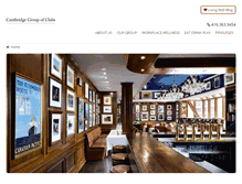 Tablet Screenshot of cambridgegroupofclubs.com
